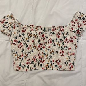 Becky Smocked Crop Top